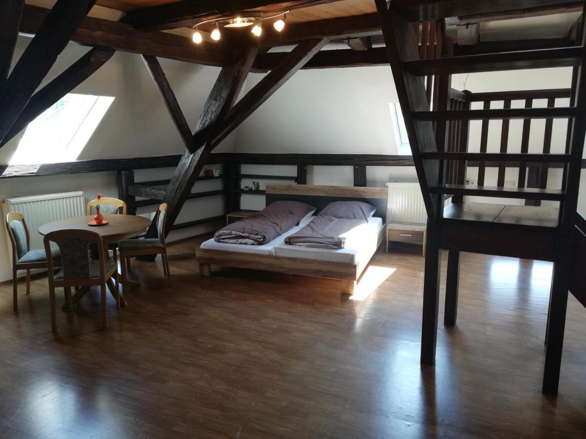 Ferienwohnung Gruner Baum Naila Esterno foto