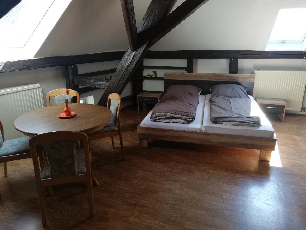 Ferienwohnung Gruner Baum Naila Esterno foto